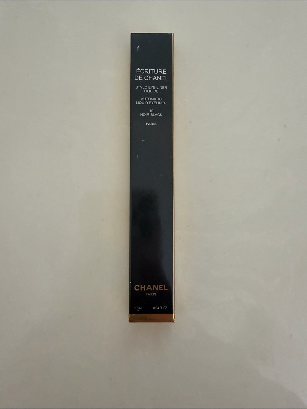 CHANEL Écriture Liquid Eye Liner - Noir Black with Gold Trim